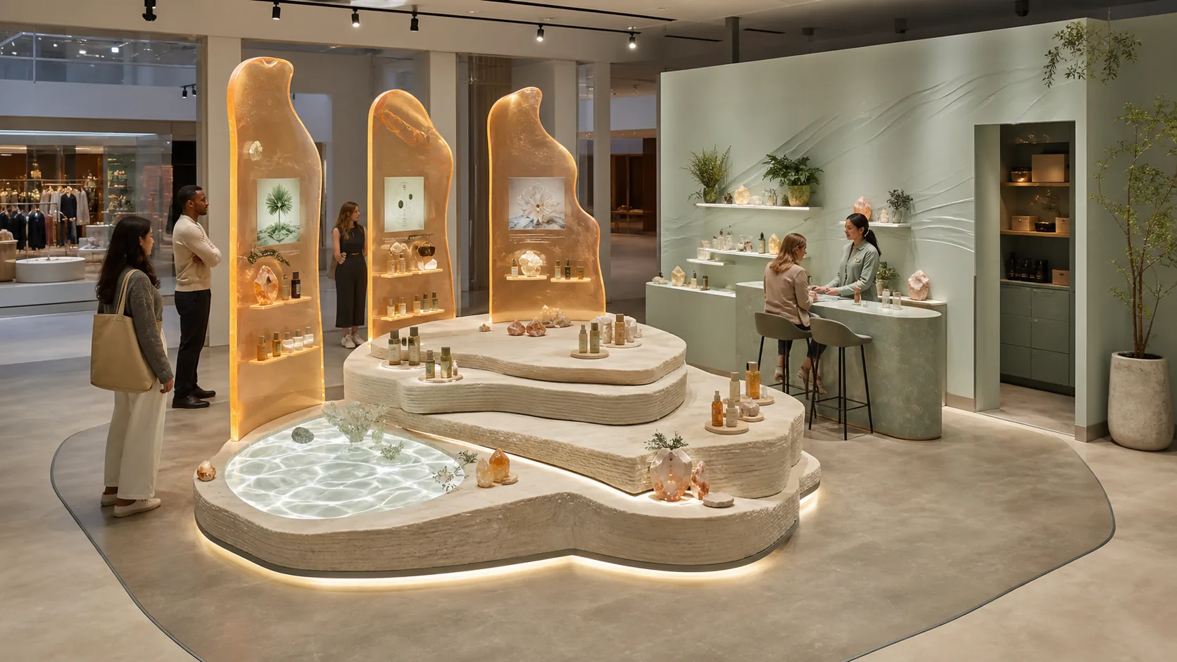 Fictional VMD and experiential retail concept
