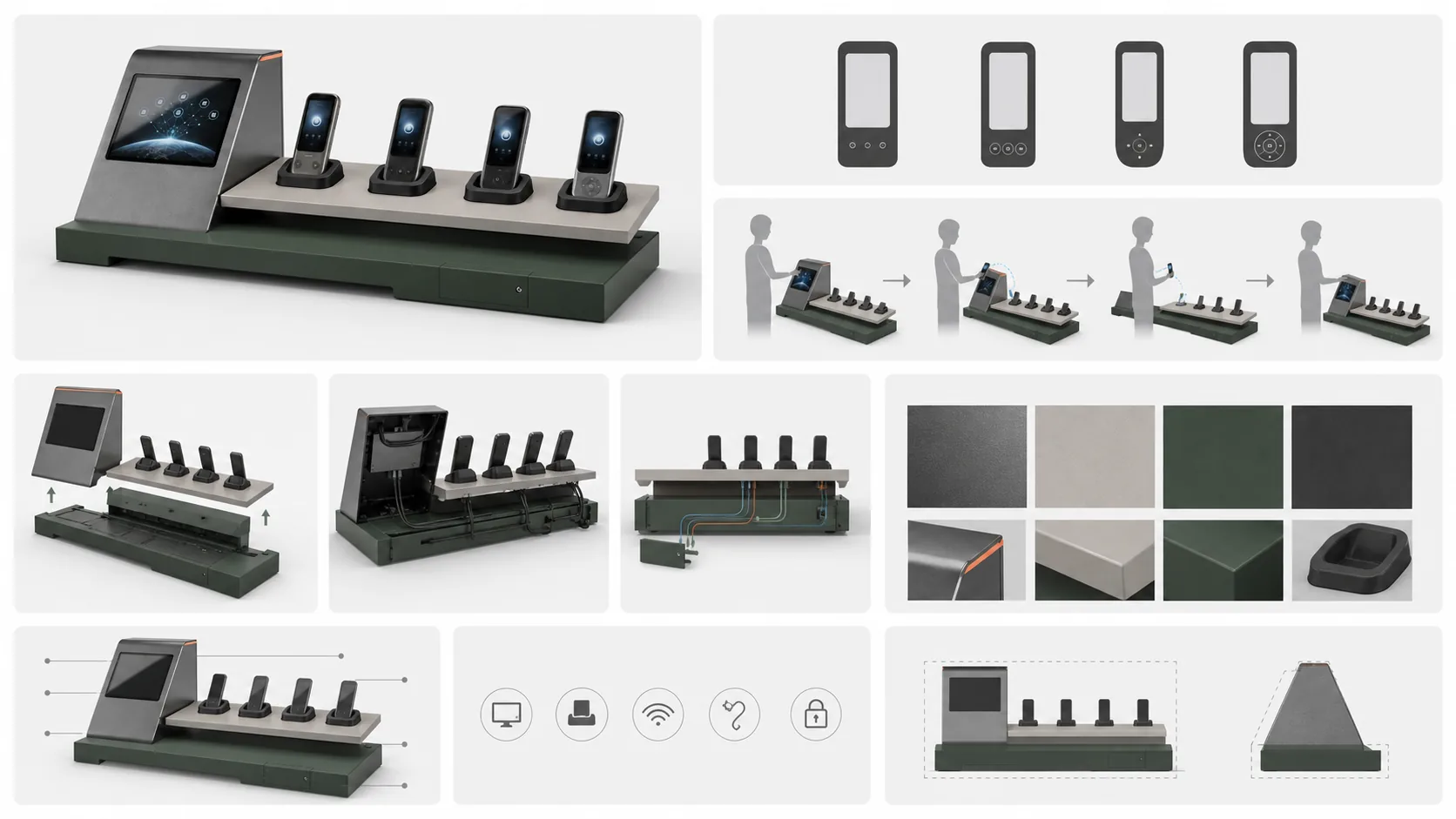 Fictional smart device demonstration counter requirement board
